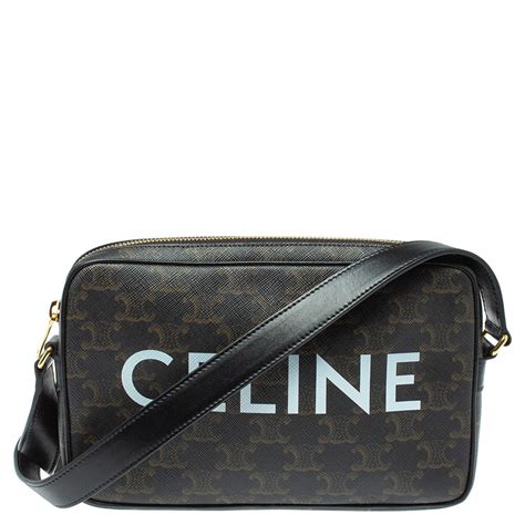 WOMEN'S LUXURY BLACK TRIOMPHE HANDBAG 